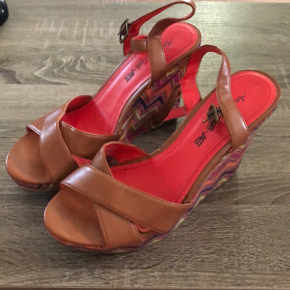 Cute colorful wedges